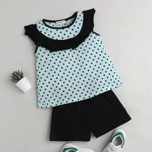 Load image into Gallery viewer, CrayonFlakes Soft and comfortable Polka Printed Yoke Frill Set