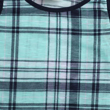 Load image into Gallery viewer, CrayonFlakes Soft and comfortable Checkered Sleeves Frill Set