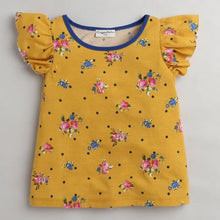 Load image into Gallery viewer, CrayonFlakes Soft and comfortable Floral Sleeves Frill Set