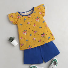 Load image into Gallery viewer, CrayonFlakes Soft and comfortable Floral Sleeves Frill Set