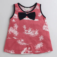 Load image into Gallery viewer, CrayonFlakes Soft and comfortable Beach Printed Sleeveless Set