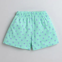 Load image into Gallery viewer, CrayonFlakes Soft and comfortable Polka Printed Yoke Frill Set