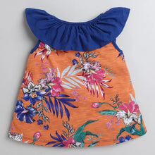 Load image into Gallery viewer, CrayonFlakes Soft and comfortable Floral Printed Neck Frill Set