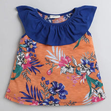 Load image into Gallery viewer, CrayonFlakes Soft and comfortable Floral Printed Neck Frill Set