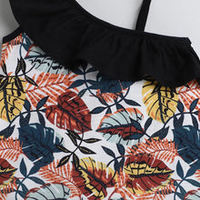 Load image into Gallery viewer, CrayonFlakes Soft and comfortable Floral Front Frill Single Strap Set