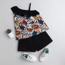 Load image into Gallery viewer, CrayonFlakes Soft and comfortable Floral Front Frill Single Strap Set