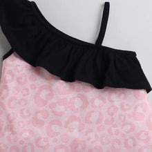 Load image into Gallery viewer, CrayonFlakes Soft and comfortable Animal Print Front Frill Single Strap Set