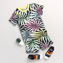 Load image into Gallery viewer, CrayonFlakes Soft and comfortable Forest Printed Half Sleeves Set