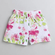 Load image into Gallery viewer, CrayonFlakes Soft and comfortable Floral Open Strap and Frill Set