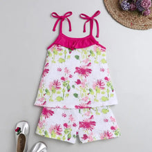 Load image into Gallery viewer, CrayonFlakes Soft and comfortable Floral Open Strap and Frill Set