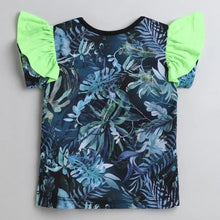 Load image into Gallery viewer, CrayonFlakes Soft and comfortable Forest with Frill Leggings Set