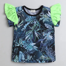 Load image into Gallery viewer, CrayonFlakes Soft and comfortable Forest with Frill Leggings Set