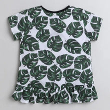 Load image into Gallery viewer, CrayonFlakes Soft and comfortable Leaves with Bottom Frill Leggings Set