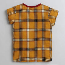 Load image into Gallery viewer, CrayonFlakes Soft and comfortable Checkered with Bow Leggings Set