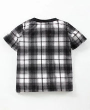 Load image into Gallery viewer, CrayonFlakes Soft and comfortable Checkered Printed Half Sleeves Set