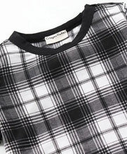 Load image into Gallery viewer, CrayonFlakes Soft and comfortable Checkered Printed Half Sleeves Set