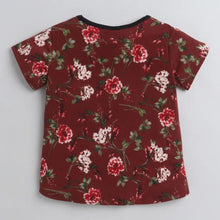 Load image into Gallery viewer, CrayonFlakes Soft and comfortable Floral Printed Leggings Set