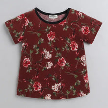 Load image into Gallery viewer, CrayonFlakes Soft and comfortable Floral Printed Leggings Set