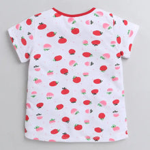Load image into Gallery viewer, CrayonFlakes Soft and comfortable Strawberry Printed Leggings Set