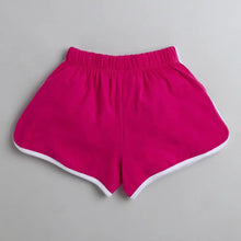 Load image into Gallery viewer, CrayonFlakes Soft and comfortable Solid Sports Shorts - Magenta