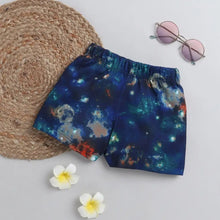 Load image into Gallery viewer, CrayonFlakes Soft and comfortable Tie and Dye Shorts - Blue