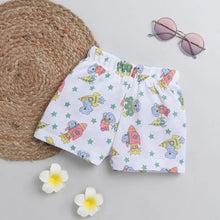 Load image into Gallery viewer, CrayonFlakes Soft and comfortable Rockets Spaceshuttle Shorts