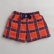 Load image into Gallery viewer, CrayonFlakes Soft and comfortable Checkered Printed Short