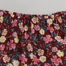 Load image into Gallery viewer, CrayonFlakes Soft and comfortable Floral Printed Short - Brown