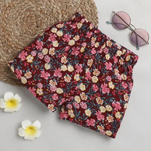 Load image into Gallery viewer, CrayonFlakes Soft and comfortable Floral Printed Short - Brown