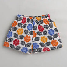 Load image into Gallery viewer, CrayonFlakes Soft and comfortable Floral Printed Short - Offwhite