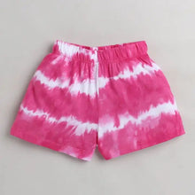 Load image into Gallery viewer, CrayonFlakes Soft and comfortable Tie and Dye Printed Shorts - Pink