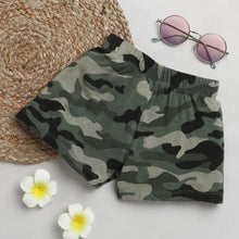 Load image into Gallery viewer, CrayonFlakes Soft and comfortable Camouflage Printed Shorts