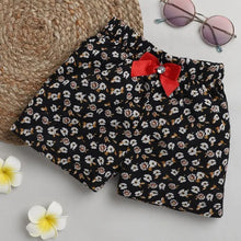 Load image into Gallery viewer, CrayonFlakes Soft and comfortable Floral Printed Short - Black