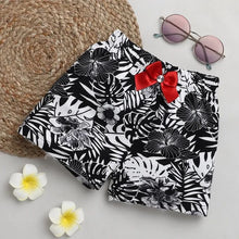 Load image into Gallery viewer, CrayonFlakes Soft and comfortable Leaves Printed Short
