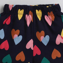 Load image into Gallery viewer, CrayonFlakes Soft and comfortable Hearts Printed Short