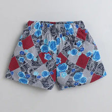 Load image into Gallery viewer, CrayonFlakes Soft and comfortable Abstract Floral Printed Short