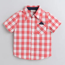 Load image into Gallery viewer, CrayonFlakes Soft and comfortable Checkered Printed Shirt