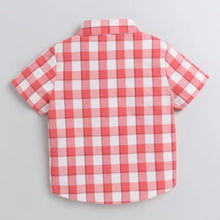 Load image into Gallery viewer, CrayonFlakes Soft and comfortable Checkered Printed Shirt