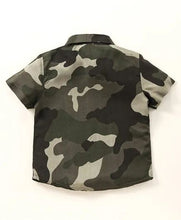 Load image into Gallery viewer, CrayonFlakes Soft and comfortable Camouflage Printed Shirt - Green