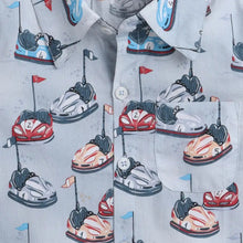 Load image into Gallery viewer, CrayonFlakes Soft and comfortable Play Cars Printed Shirt - Blue
