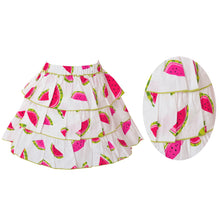 Load image into Gallery viewer, Watermelon Tiered Skirt
