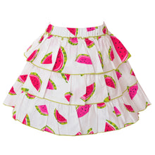 Load image into Gallery viewer, Watermelon Tiered Skirt