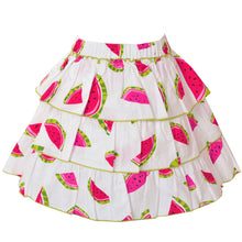 Load image into Gallery viewer, Watermelon Tiered Skirt
