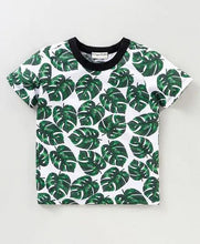 Load image into Gallery viewer, CrayonFlakes Soft and comfortable Forest Leaves Printed Tshirt