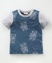 Load image into Gallery viewer, CrayonFlakes Soft and comfortable Spacewalk Printed Tshirt