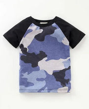 Load image into Gallery viewer, CrayonFlakes Soft and comfortable Camouflage Printed Tshirt