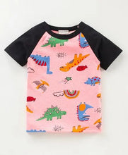 Load image into Gallery viewer, CrayonFlakes Soft and comfortable Dinosaur Printed Tshirt