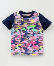 Load image into Gallery viewer, CrayonFlakes Soft and comfortable Camouflage Printed Tshirt