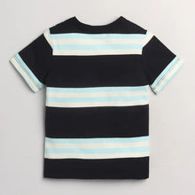 Load image into Gallery viewer, CrayonFlakes Soft and comfortable Striped Printed Tshirt
