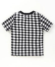 Load image into Gallery viewer, CrayonFlakes Soft and comfortable Checkered Printed Tshirt